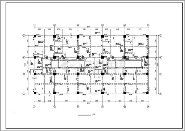11层框支剪力墙商住楼结构设计图-图二
