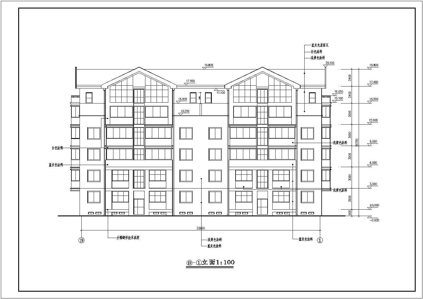 某居民住房楼地下室建筑详图