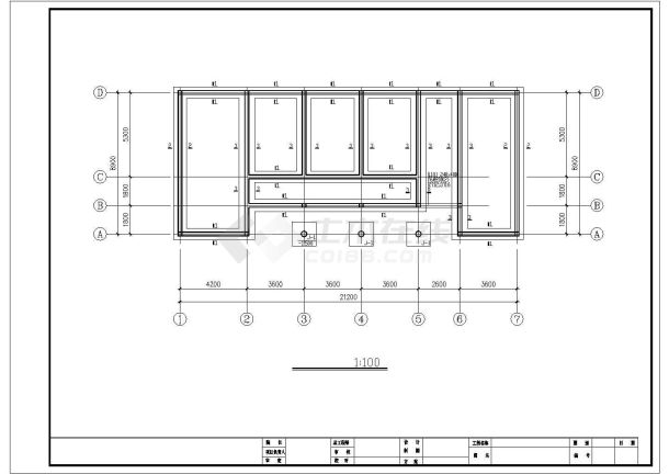 一小学多栋公租房建筑平面布置详图-图二