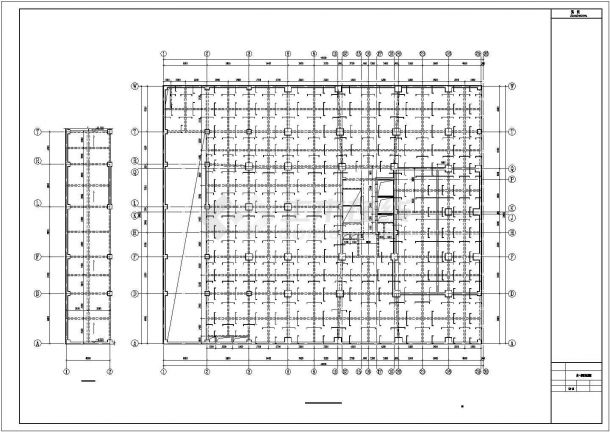 [重庆]某框支剪力墙26层商住楼结构设计图-图二