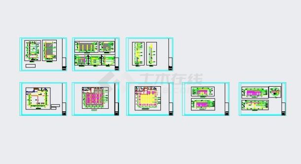 教学楼建筑立面改造cad施工图（节点详细）-图一