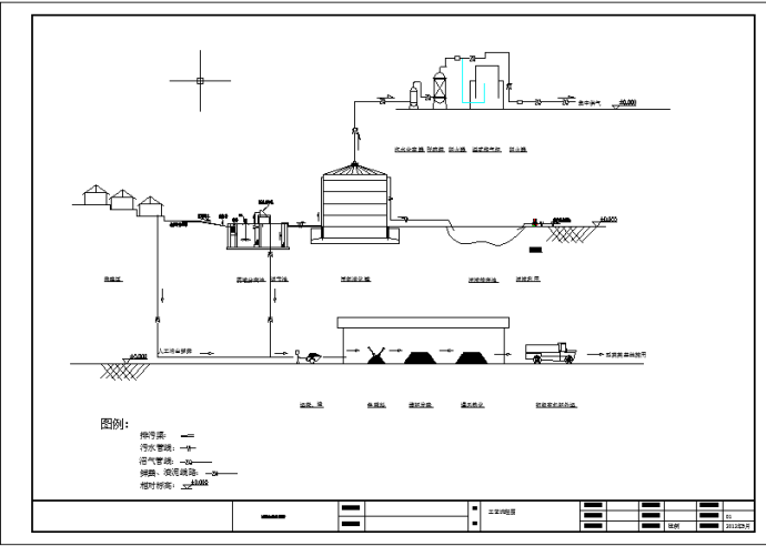 四川某养殖场污水处理全套图纸_图1
