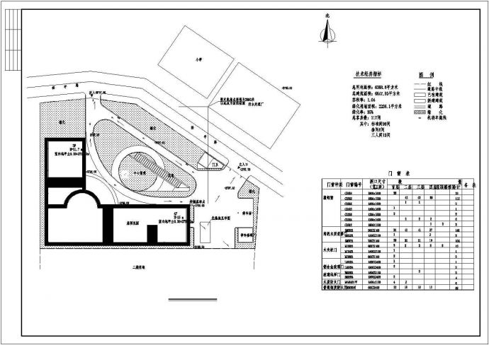 一套宾馆建筑施工设计CAD图纸_图1