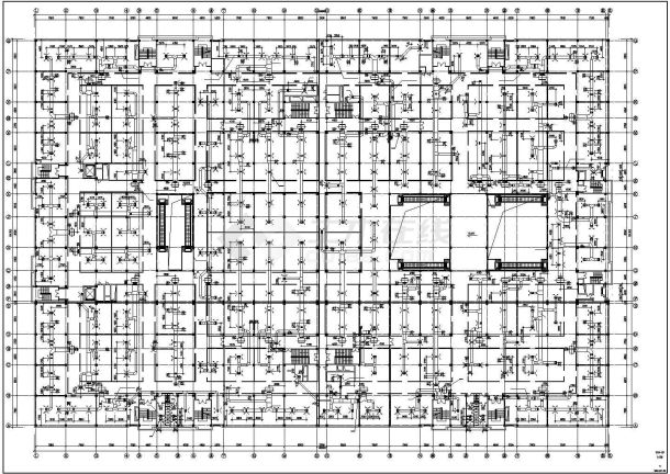 某国际高端商场空调系统规划图-图一