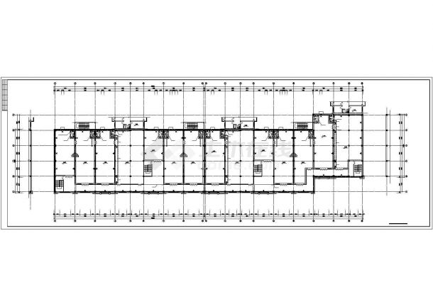 东北某地2号楼暖通施工规划CAD参考图-图二