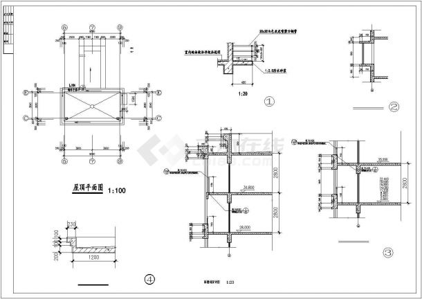 高档实力公寓楼建筑规划CAD布置图-图二