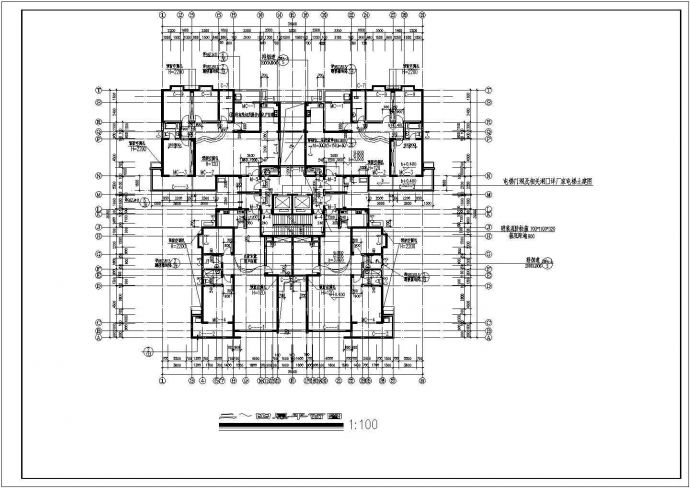 典型的高层住宅楼全套施工图（含设计说明）_图1