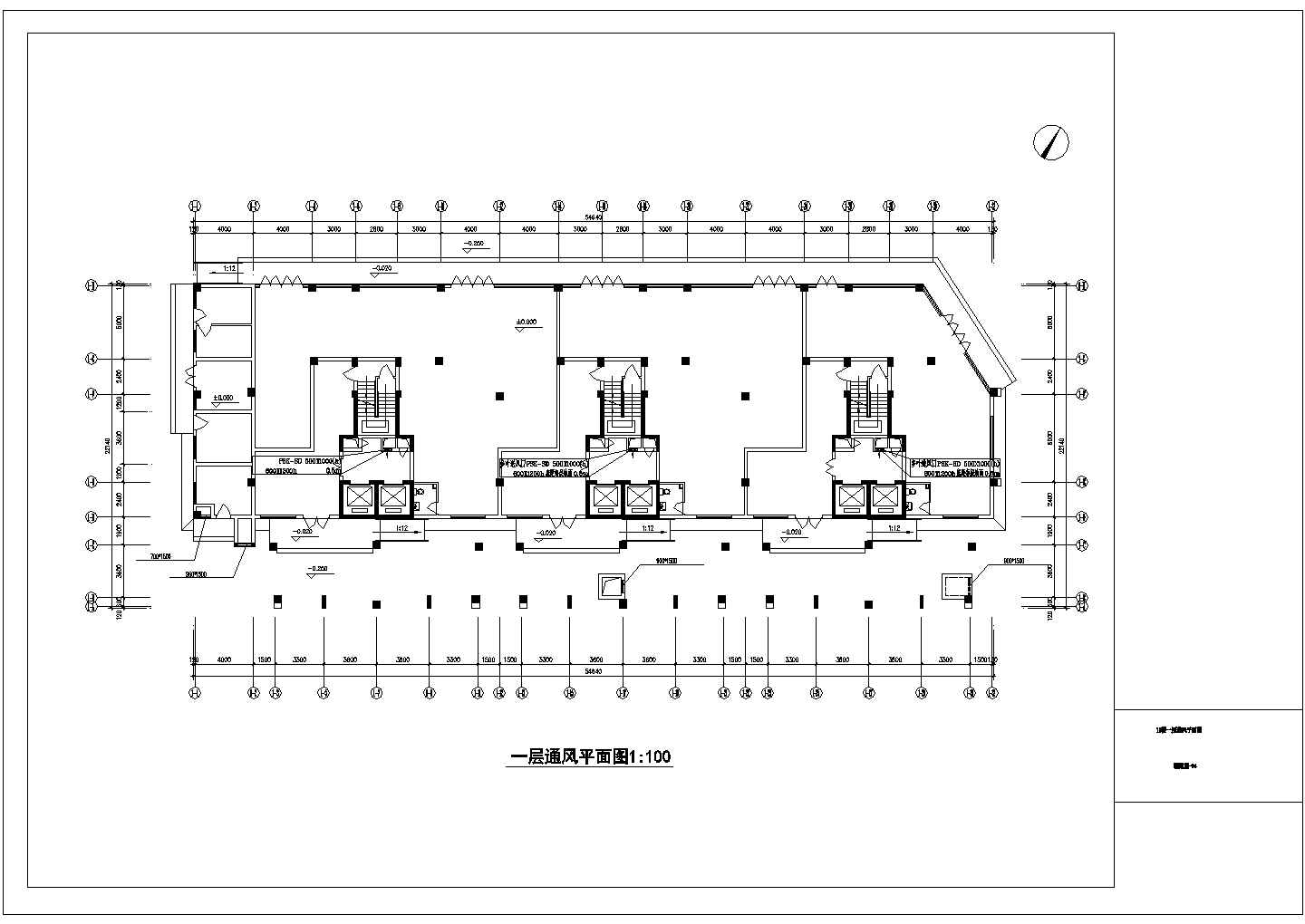 某市五层安置房暖通设计CAD图