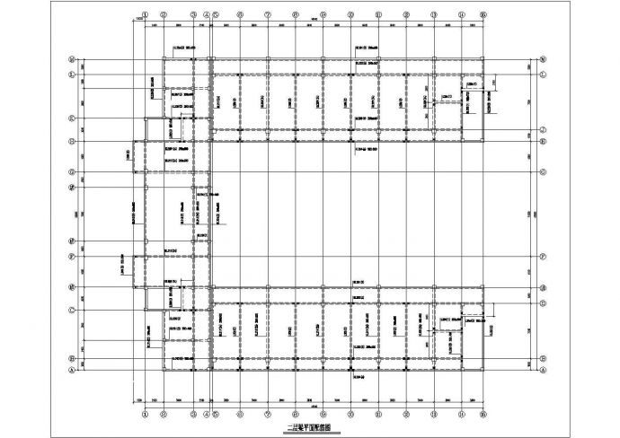常州某5层框架中学宿舍楼结构设计图_图1