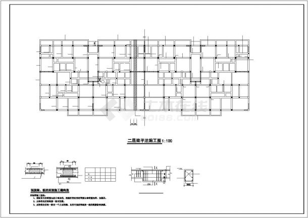 桂林某六层底框住宅结构设计图-图一