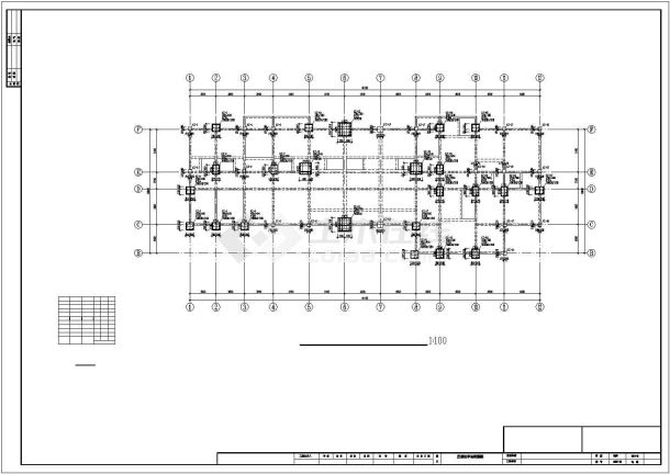 某6层框架综合楼结构设计图（木屋盖）-图一