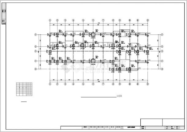 某6层框架综合楼结构设计图（木屋盖）-图二