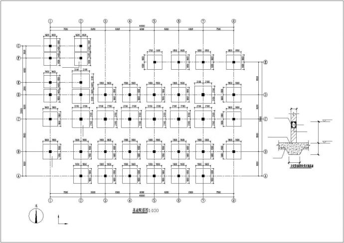 安徽某3层幼儿园结构设计图_图1
