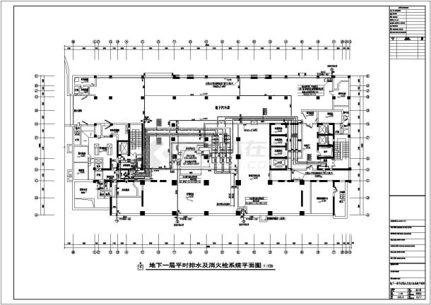 人防人员掩蔽部和急救医院建筑设计施工图纸-图二