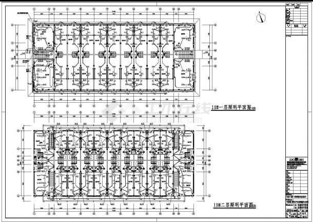 [安徽]二层商业楼电气施工图最新设计-图一