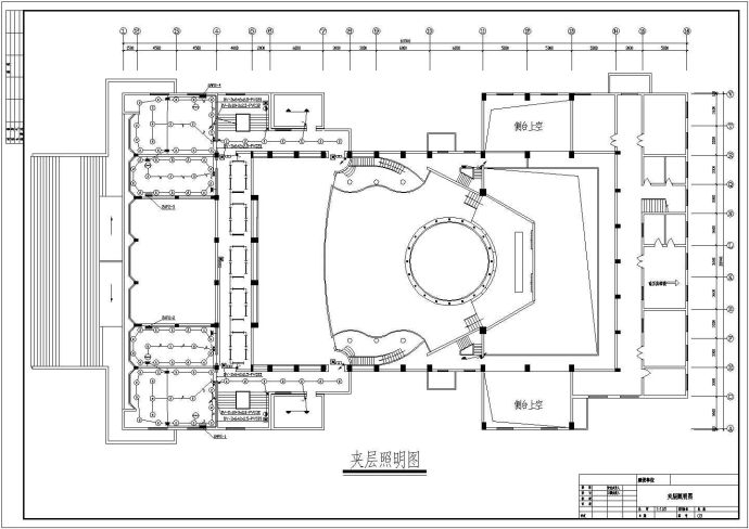 某地小型娱乐城照明电气图纸_图1