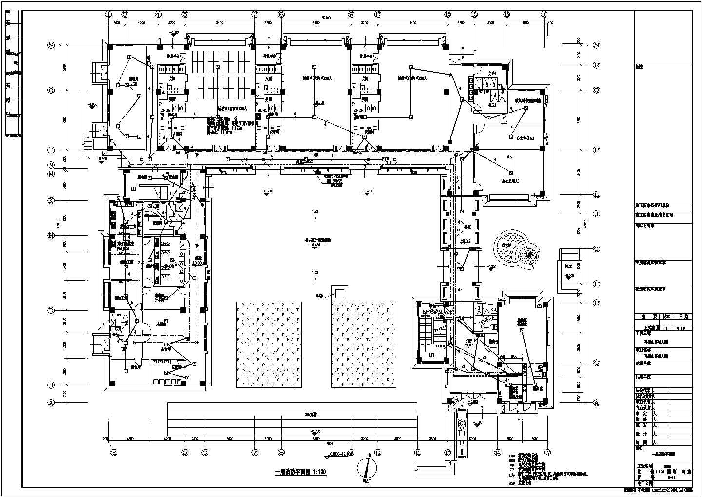 [福建]幼儿园多层建筑全套电气设计施工图（节能设计2015年）