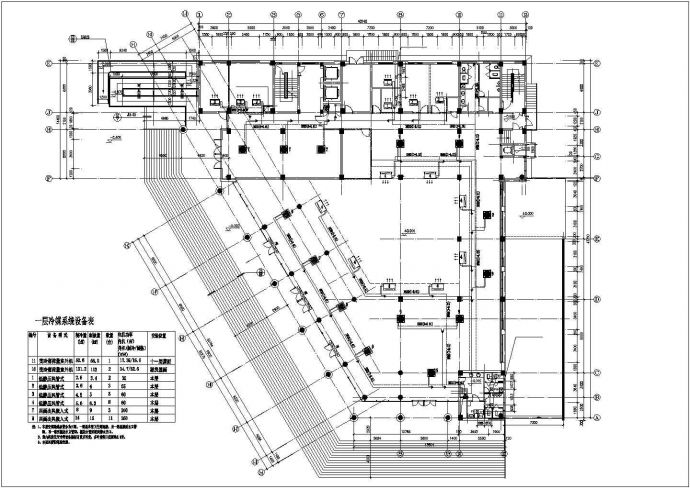 某十一层办公楼空调CAD示意图_图1