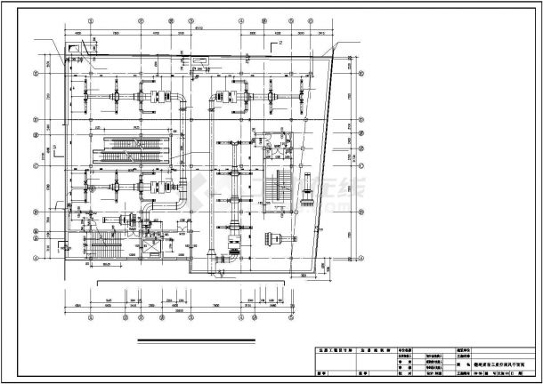 佳木斯某百货商场翻建空调施工图纸-图一