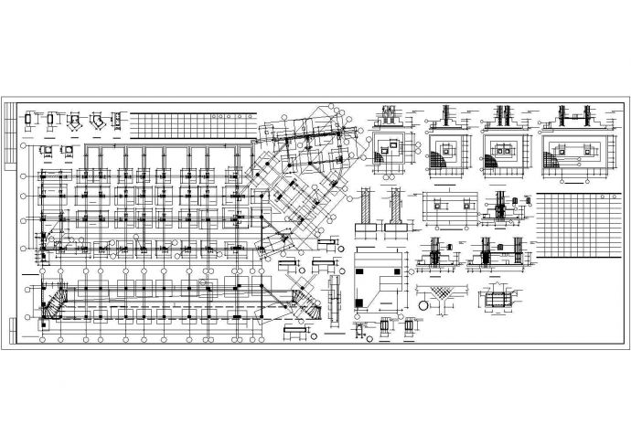 某市住宅楼底框全套结构cad设计施工图纸_图1