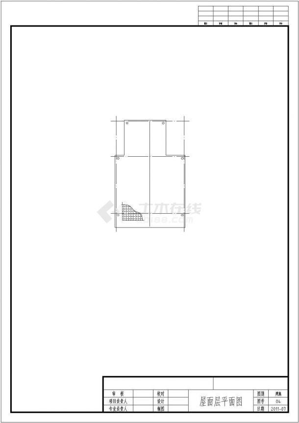 琼中县某3层框架私人别墅建筑结构设计图-图一