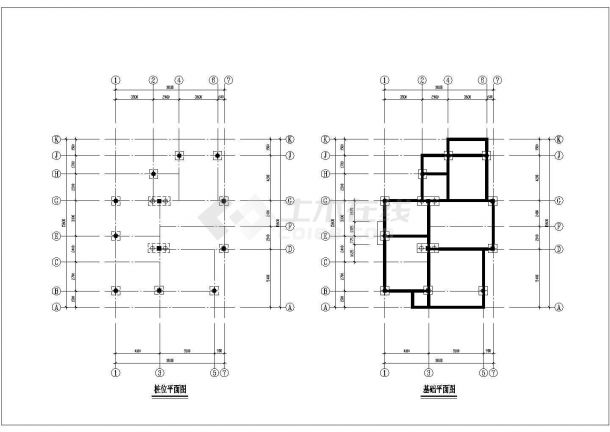 武汉某3层坡屋顶框架别墅全套建筑结构设计图-图一