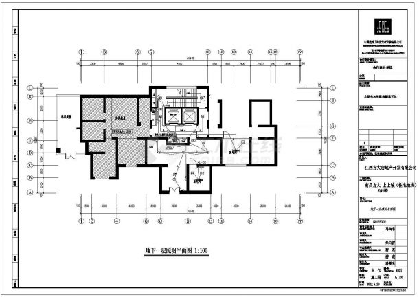 [江西]小区住宅楼电气施工图（含航空障碍灯系统图）-图一
