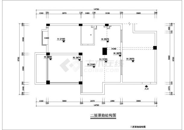  Full decoration design drawing of European style high-end villa - Figure 2