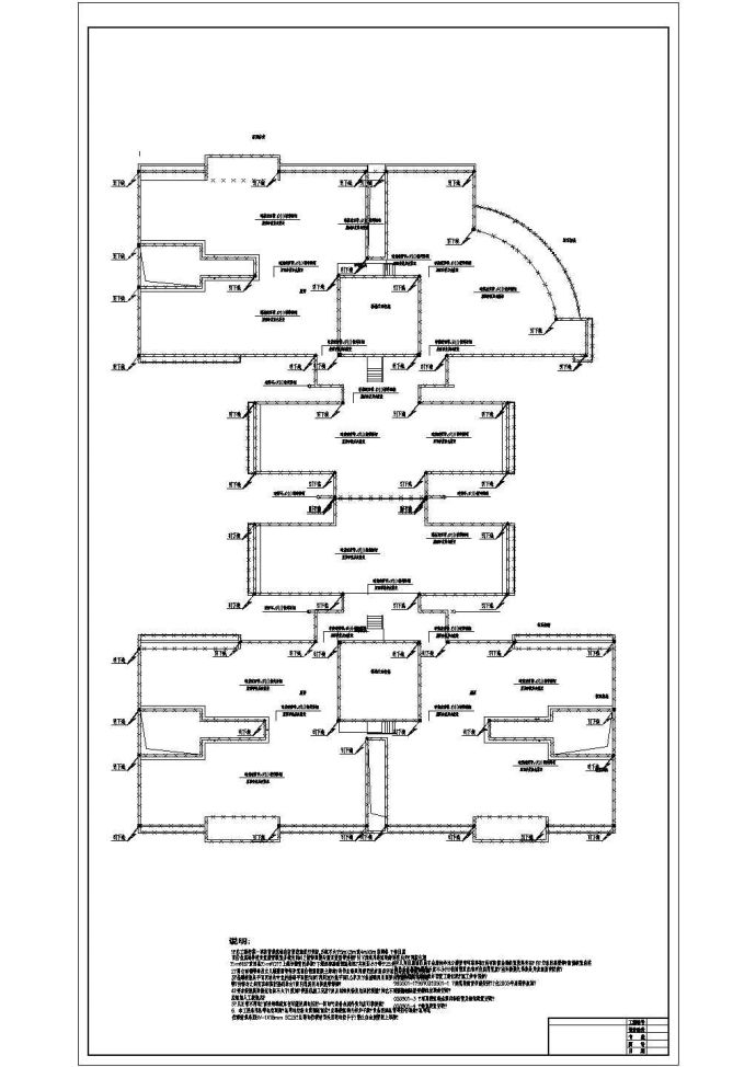 三十二层商住楼宇强电系统施工图纸_图1