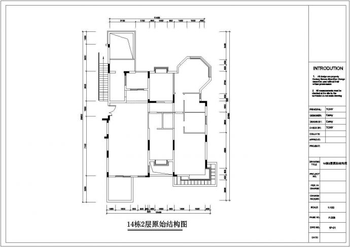 欧式别墅装修CAD参考图_图1