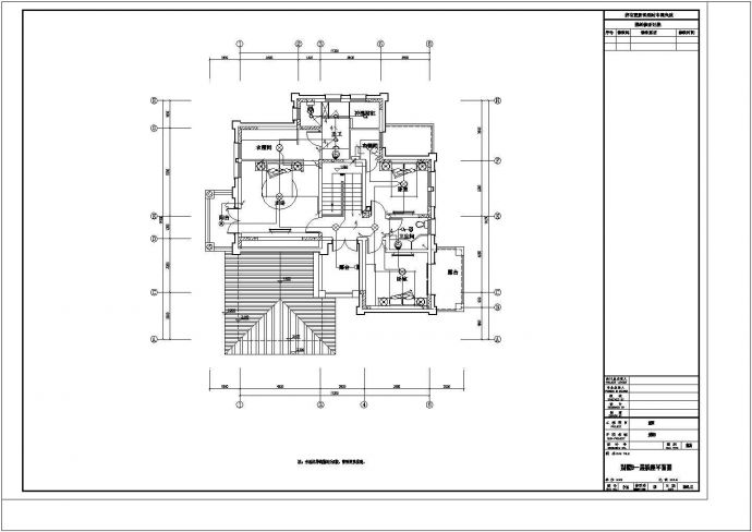 [安徽]高档别墅双户型电气施工图（2016最新）_图1