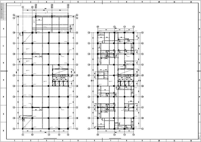 某框架剪力墙大厦结构设计图_图1