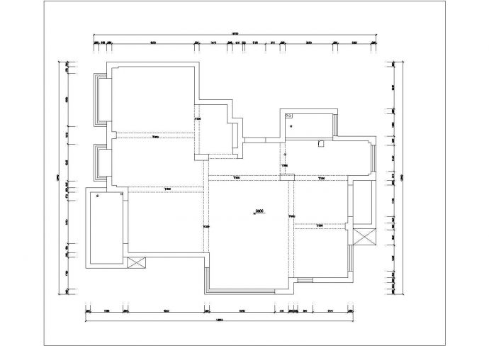 星海家苑三居室全套装修设计图纸_图1