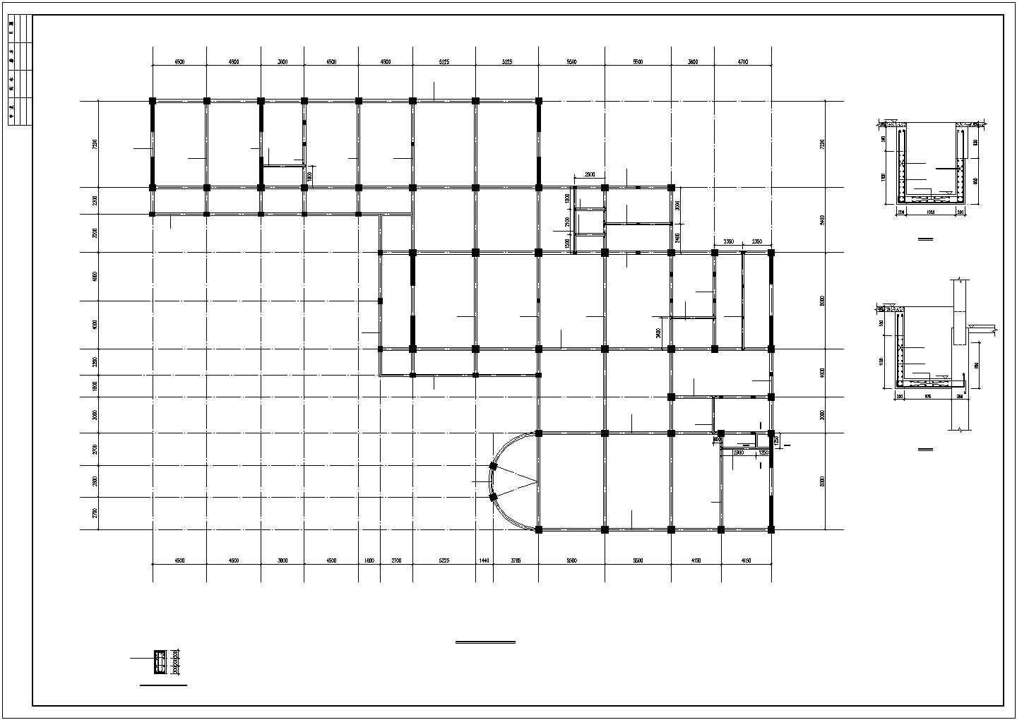 小学教学楼结构建筑布置参考图