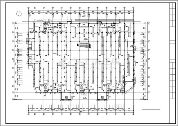 长春市某广场综合楼空调剖面CAD参考图-图二