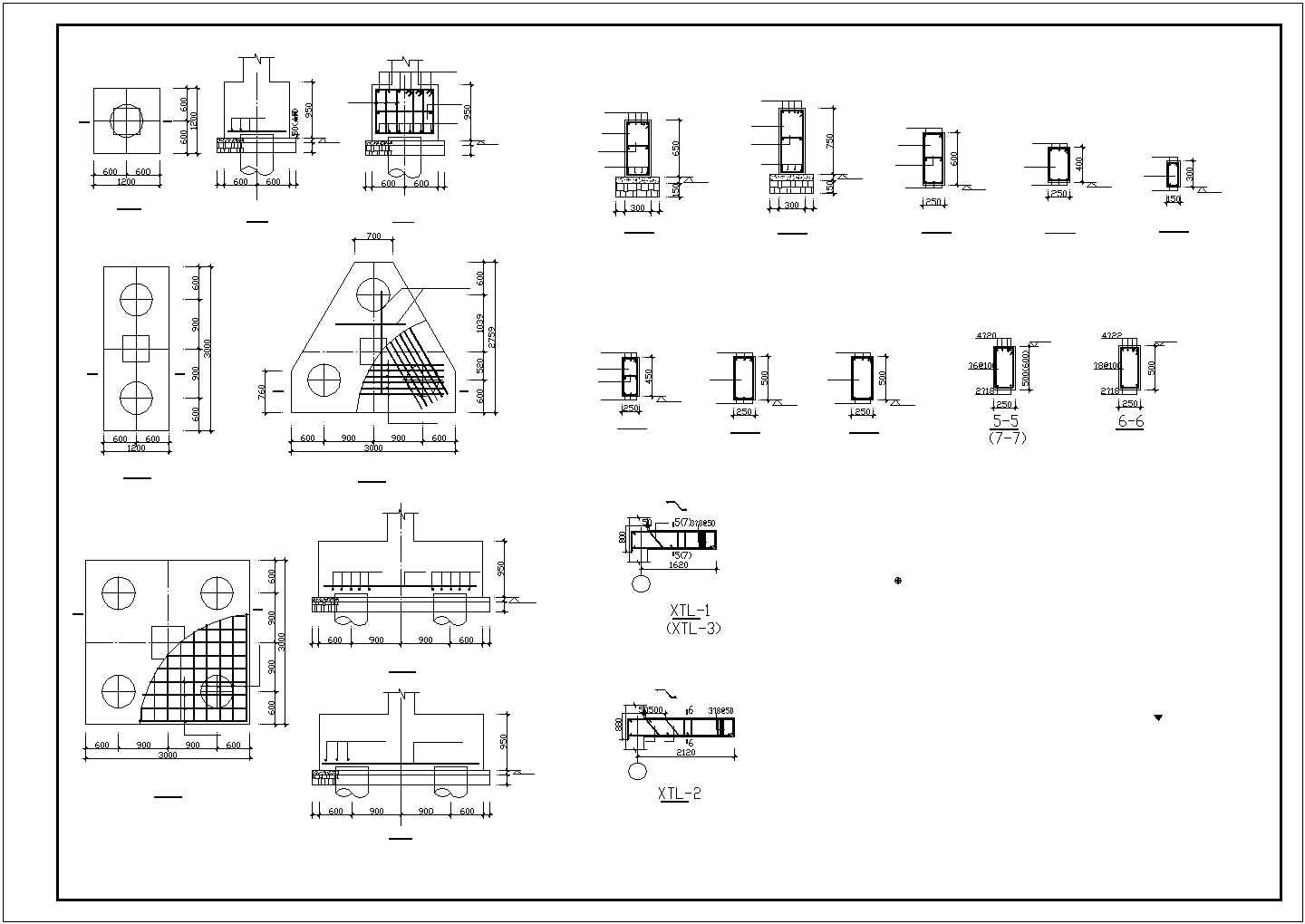 某经典住宅建筑结构设计全套CAD参考图