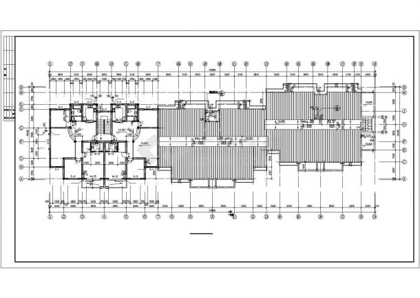 一套砖混住宅楼cad建筑设计图(完整版)-图二