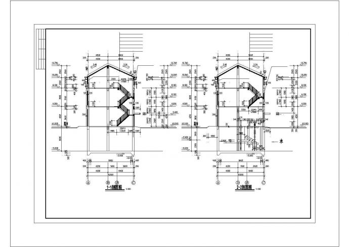 经典框架泵房精美结构参考图_图1