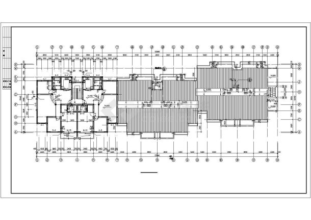 某详细住宅建筑cad施工图纸-图一