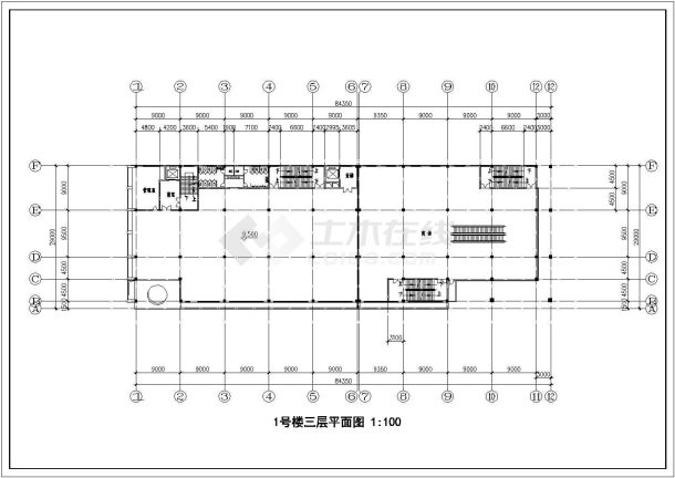 全套商住楼建筑设计CAD施工图纸-图二