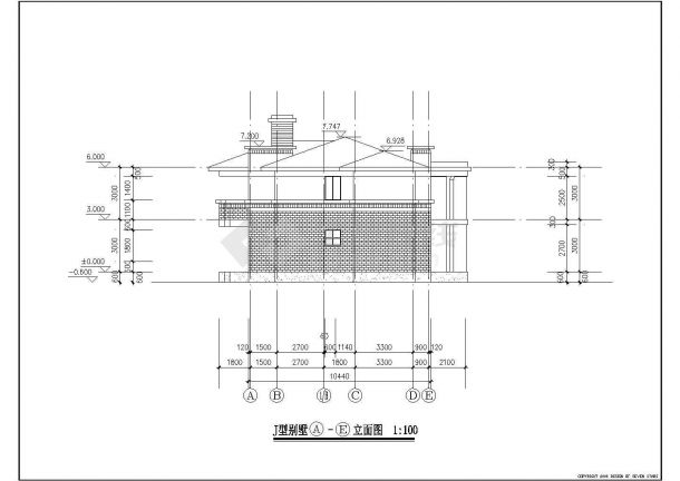 某新修别墅电气施工图CAD图纸-图二