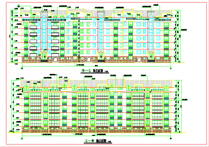 扬州某多层住宅建筑设计CAD施工图_图1