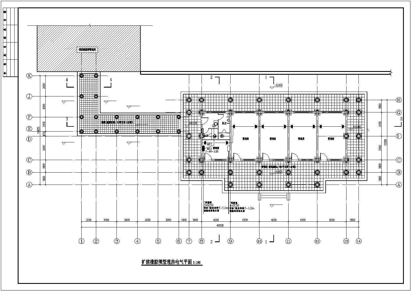 [河南]最新古建管理房电气施工图