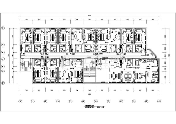 [四川]某科研院所综合楼精装修电气图纸（客房区、餐饮区）-图一