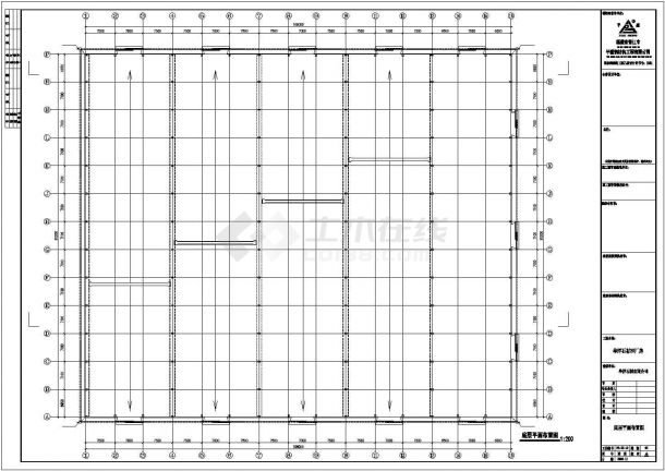 某公司钢筑厂房建筑结构施工图-图二