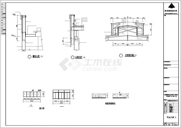 某电机公司钢厂房建筑结构CAD图-图二