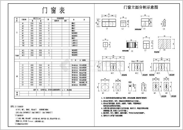 一套典型的大型商业广场建筑图-图一