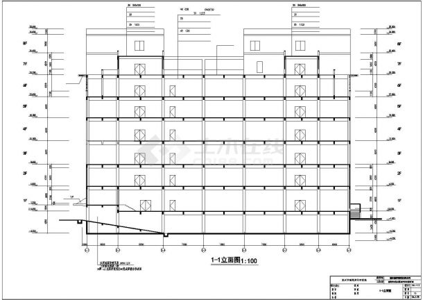 某地区新建商场百货楼建筑图（共15张）-图一