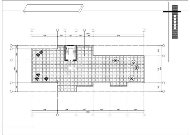 某地砖混小区幼儿园建筑结构设计图-图二