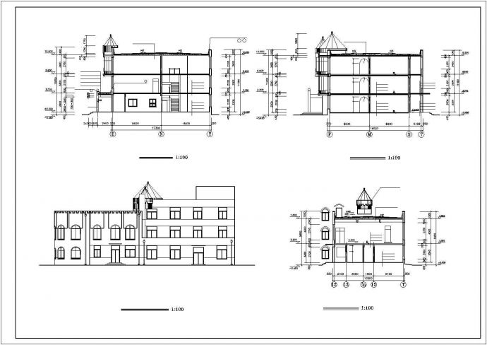 某市区幼儿园建筑施工图（含详图）_图1